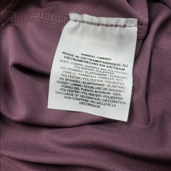 Nike Pro Mauve Leggings - Picture 5 of 5